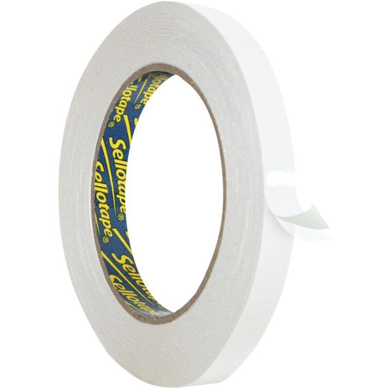 25108 Clear Double-sided Tape - 12MM X 33M - Sellotape