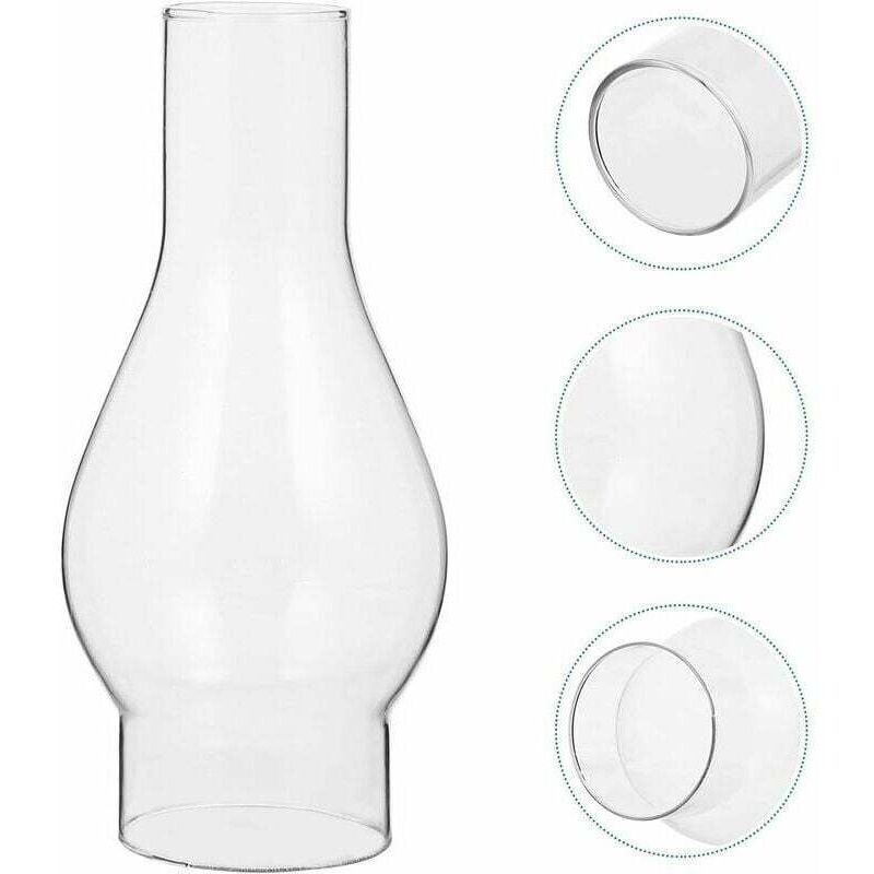 Image of Clear Glass Lampshade for Oil Lamp,&hellip;