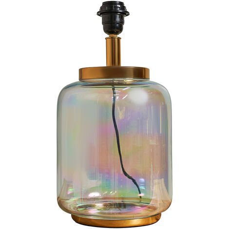 main image of "Clear Glass Table Lamp Base -"