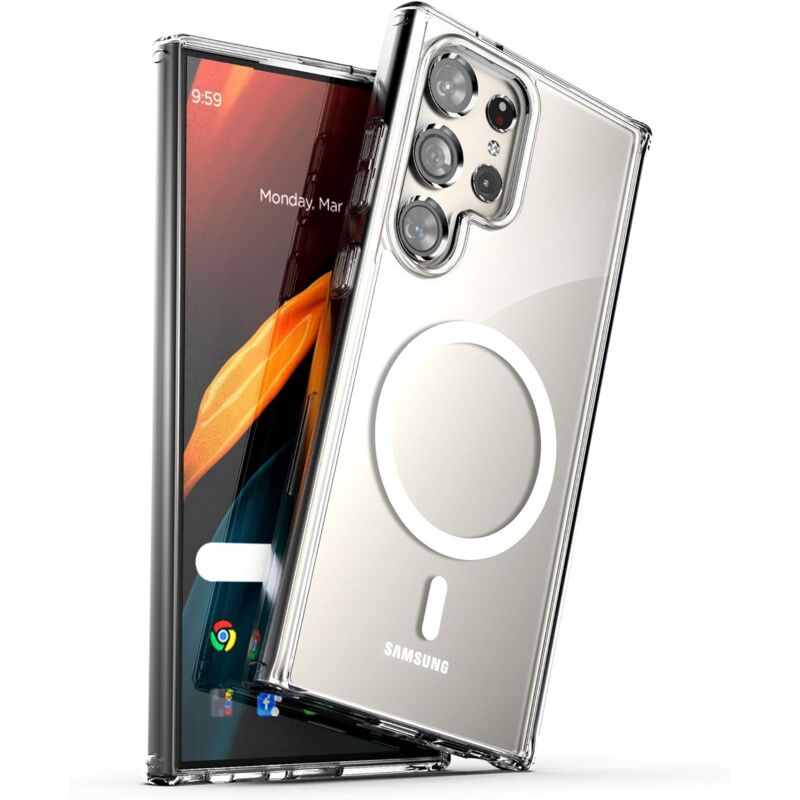 Oem Clear Mag Cover Für Samsung Galaxy S24 Ultra, Transparent