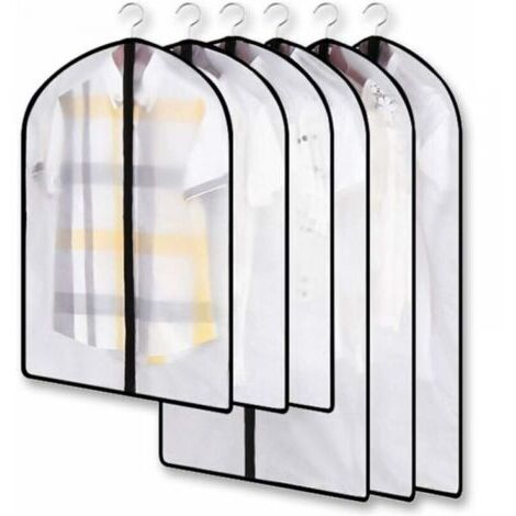 Clear Mothproof Garment Bag, Mothproof Clothing Bag, Dustproof Clothing Cover Set, Perfect for Protecting Clothes and Shirts in the Wardrobe