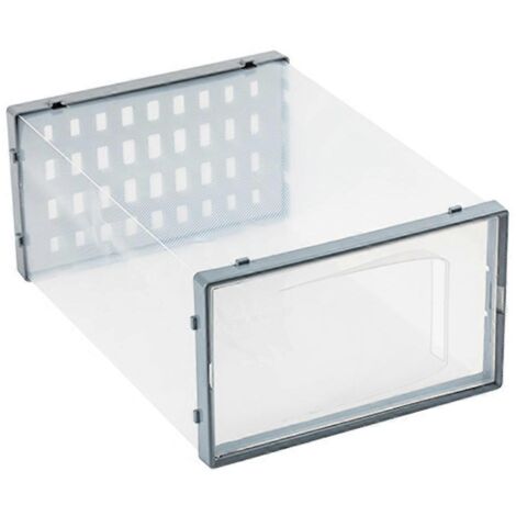Clear Plastic Shoe Storage Box Thickened Stackable Shoe for Case Organizer Conta