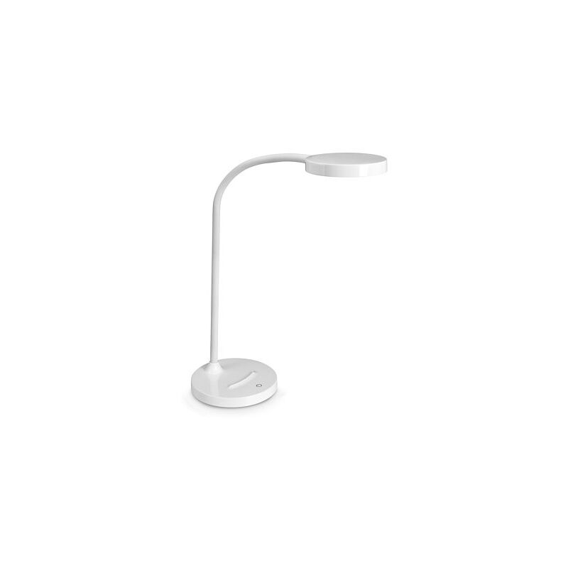 Lampe de bureau Led intégrée Flex CEP 5,46 w - Bras flexible - blanc - Blanc