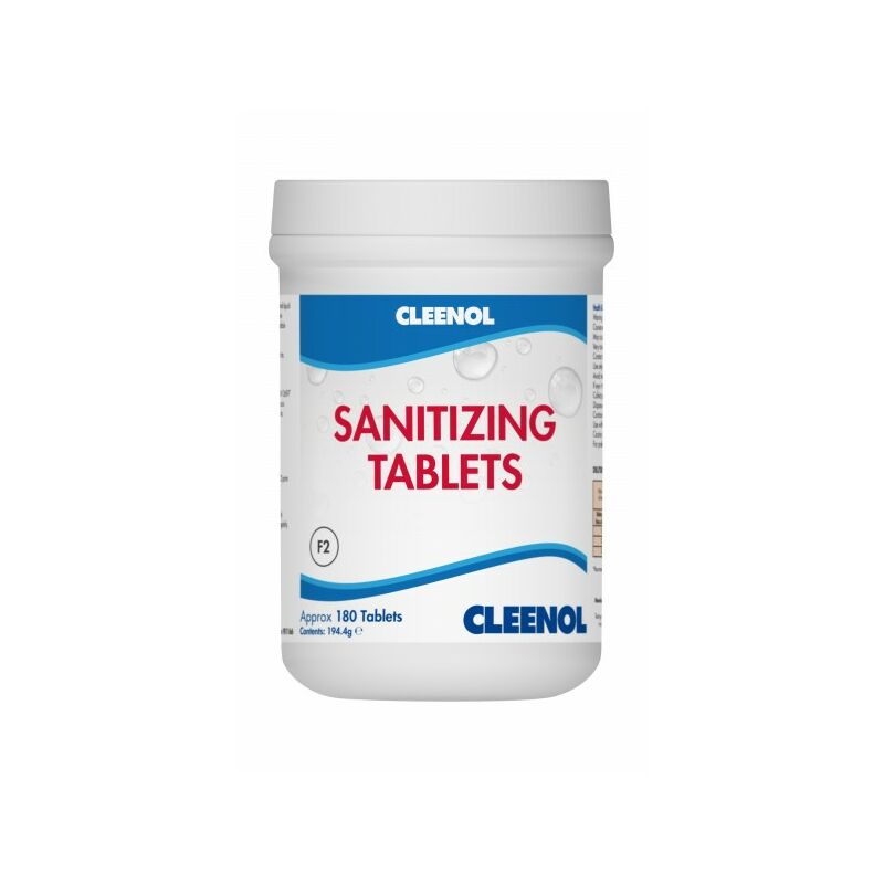 Sanitising Tablets - Tub of 180 - 062534/6 - Cleenol