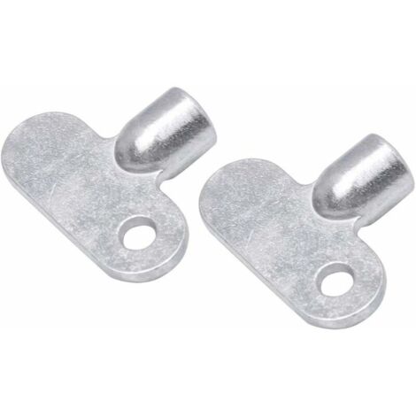 Clef à Purge Radiateur, 2 Pcs Clé De Radiateur d'Ouverture Carrées Clés De Purge Pour Radiateurs En Alliage De Zinc Pour De Nombreux Radiateurs 5mm