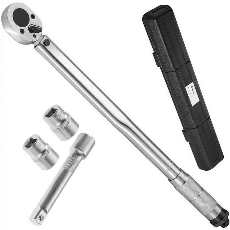 Le Poisson Qui Jardine - Clef dynamométrique à cliquet couple de 28 à 210 nm pour voiture, moto, bateau