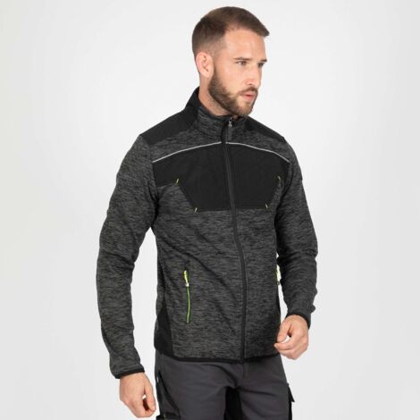 CLEM GILET DE TRAVAIL 1132 Gris Chiné S