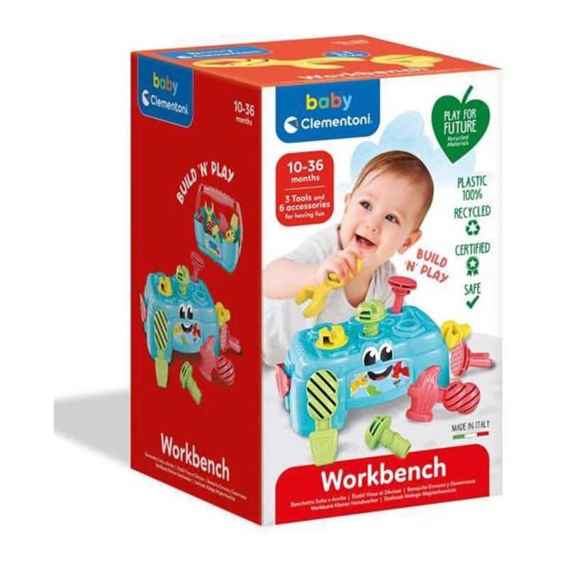 

Playset Baby Caja de Herramientas Plástico (9 pcs) - Clementoni