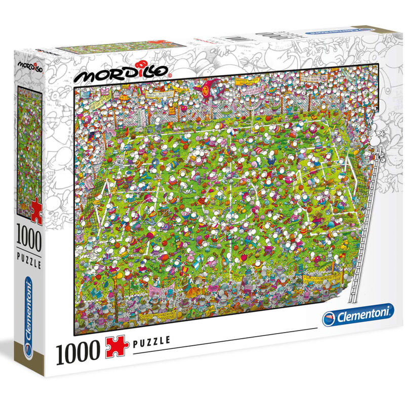 

Clementoni Puzle Mordillo The Match 1000 piezas - Multicolor