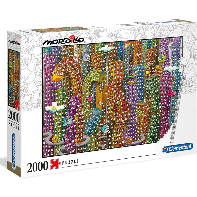 Clementoni - Puzzle Mordillo Jungle 2000 pcs