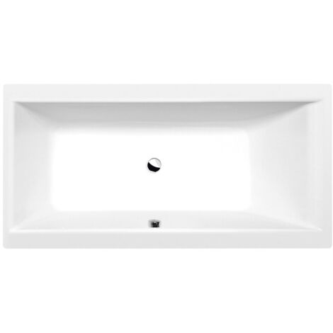 CLEO Bain rectangulaire 150x75x48cm, Matelas blanc