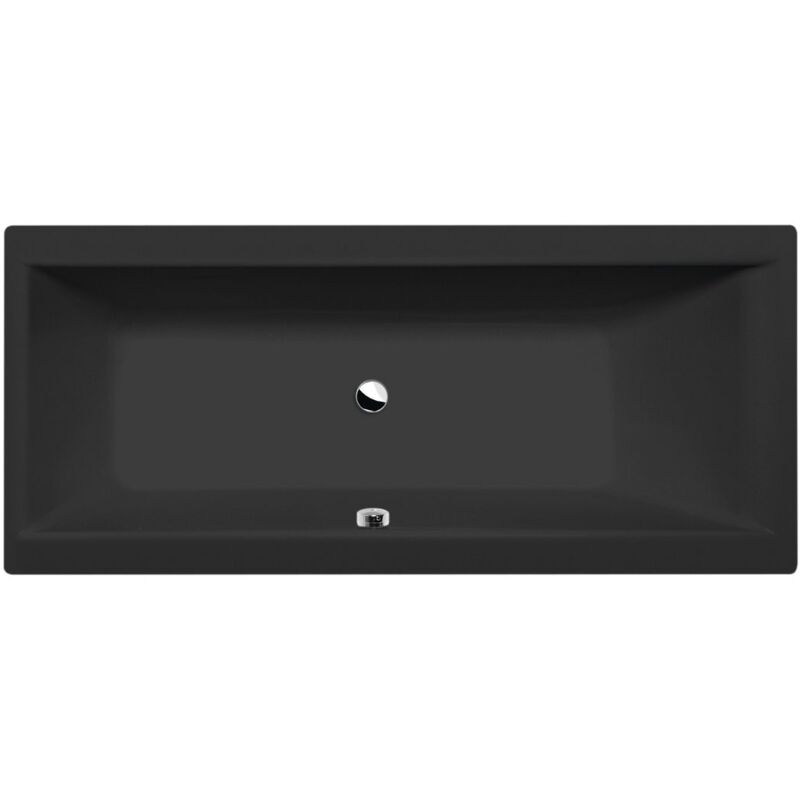 Cleo Bain rectangulaire 160x70x48cm, Noir Matt