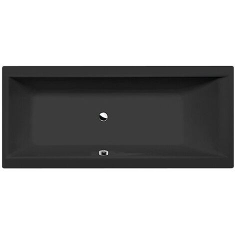CLEO Bain rectangulaire 170x75x48cm, Noir Matt