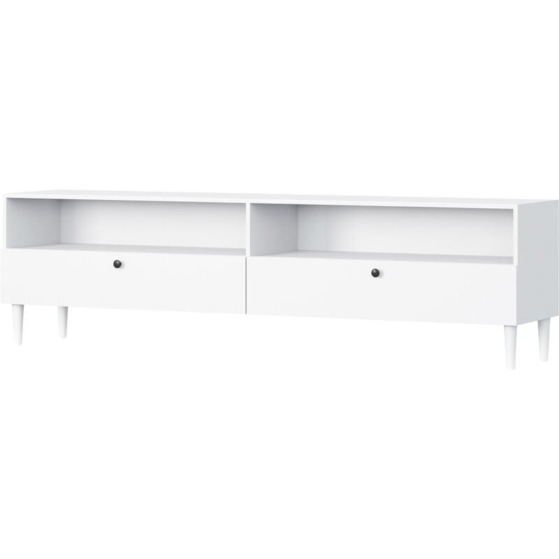 Gaby - meuble tv - blanc - 200 cm - blanc
