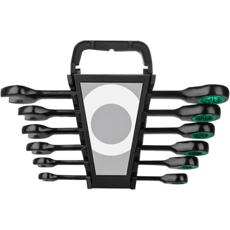Clés À Cliquet Double Tête Fourche Ensemble Combiné D'outils Manuels De Réparation Automobile 6pc -