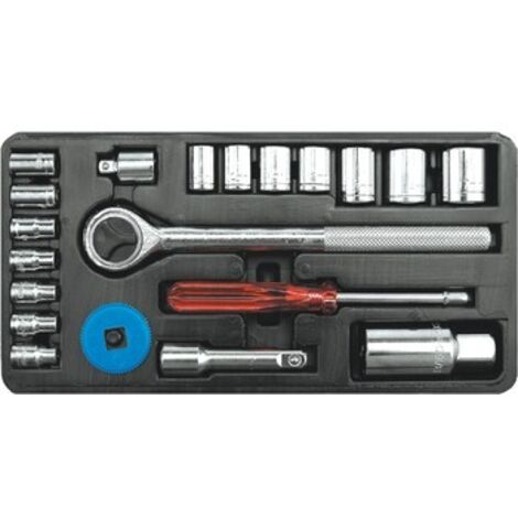 Clés à douille Vorel 20 pièces - Coffret d'outils d'atelier
