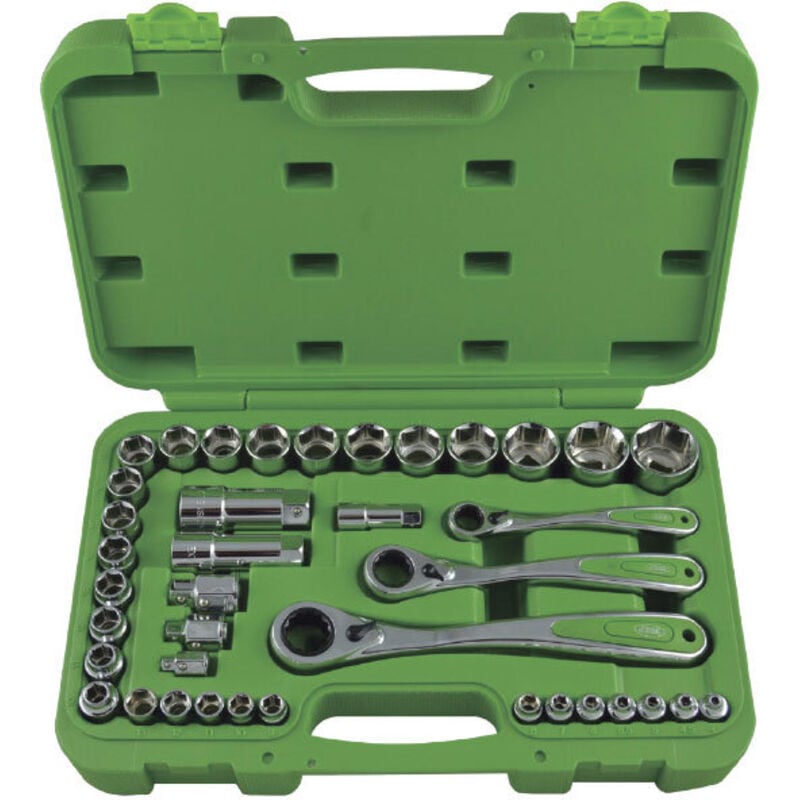 Cles a douilles debouchees 4 à 32 en coffret