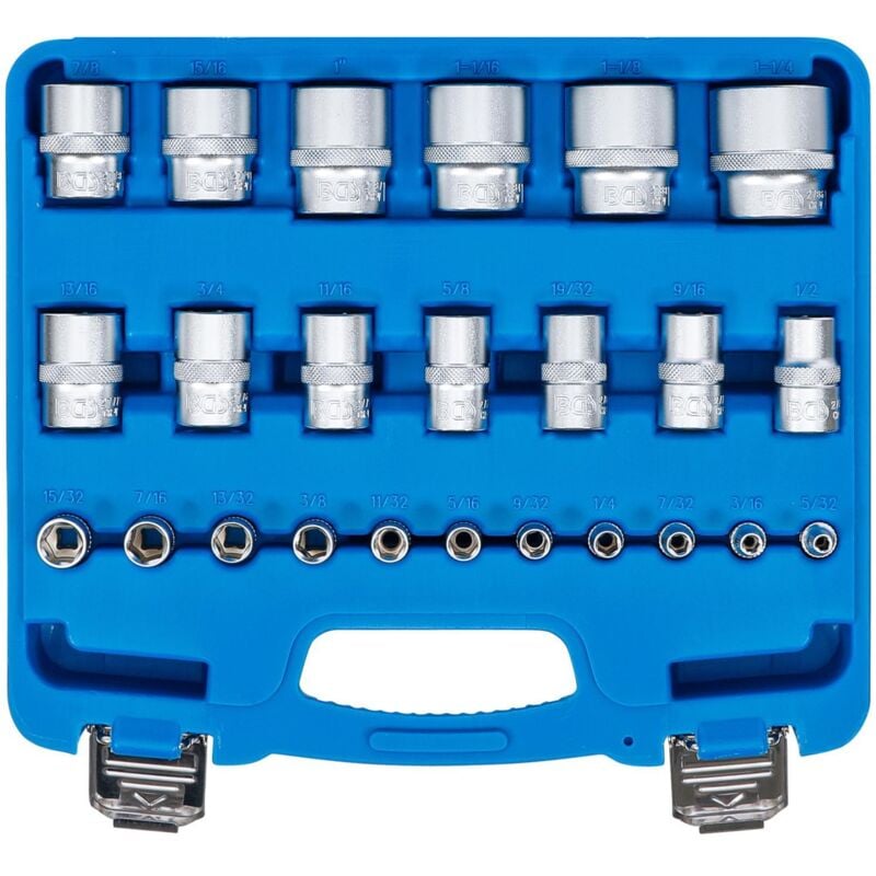 Cles a douilles bgs 1/2, 6 pans, us, imperiale, pouces, sae, inch