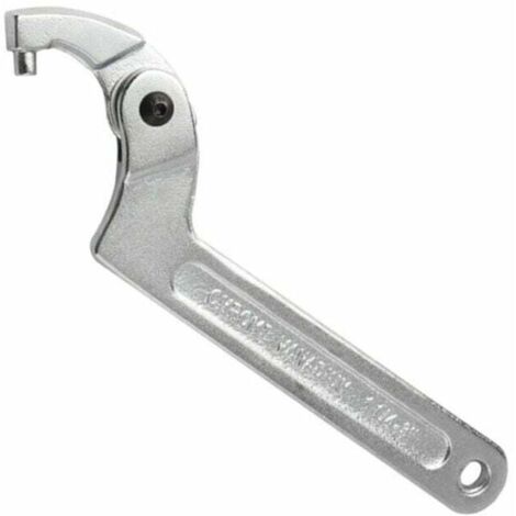 Clés à ergot articulées ajustable pour écrous à encoches 32-76mm，1 article