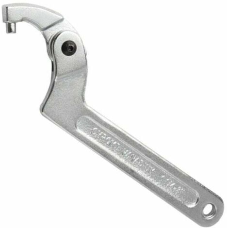 Clés à ergot articulées ajustable pour écrous à encoches 32-76mm，1 article