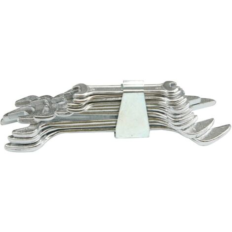 Clés à fourche 6-32 mm, jeu de 10 pièces. clip 50610 VOREL