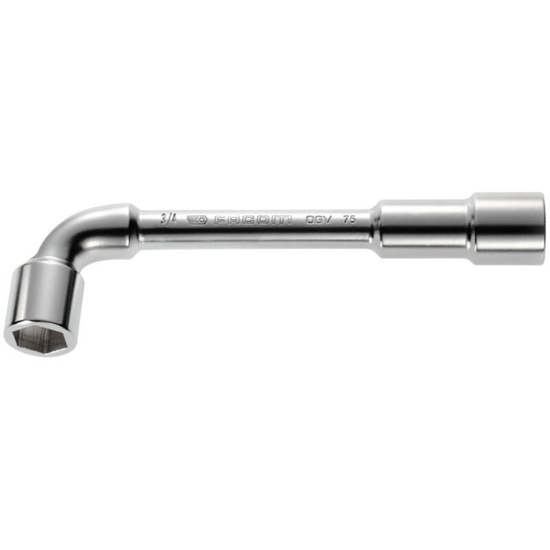 75 Clés à pipe débouchées forgées 6 pans x 6 pans en pouces Facom 75.7/
