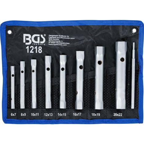 Cles a tube bgs de 6 a 22 mm pour bricolage lavabos mitigeurs et robinets