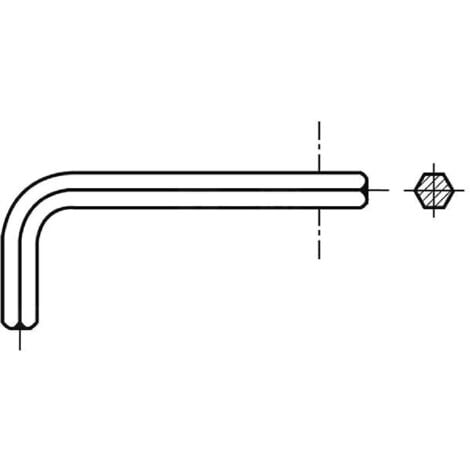  Clé Allen 1mm - Clés / Outillage À Main : Bricolage