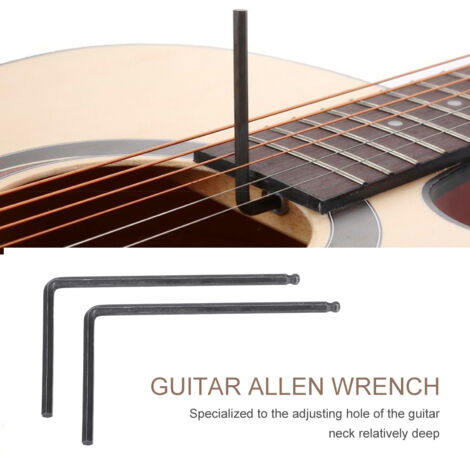 Clés Allen 4mm et 5mm pour réglage du truss rod de guitare acoustique Martin - Embout sphérique noir