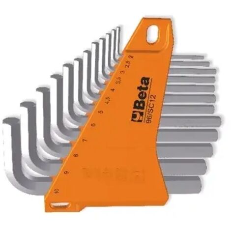 Clés Allen pliables 2,0/10 pcs.12 96/Sc12 Beta