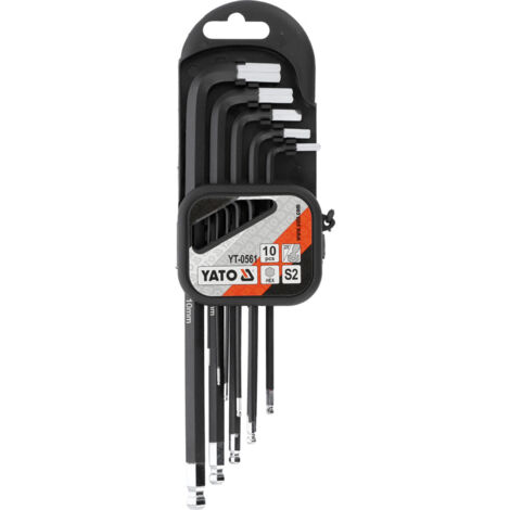 CLÉS ALLEN YATO 10 pièces LONGUES 0561