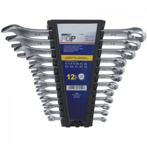 Clés dedra 1703k finition satinée support mural 8 pcs