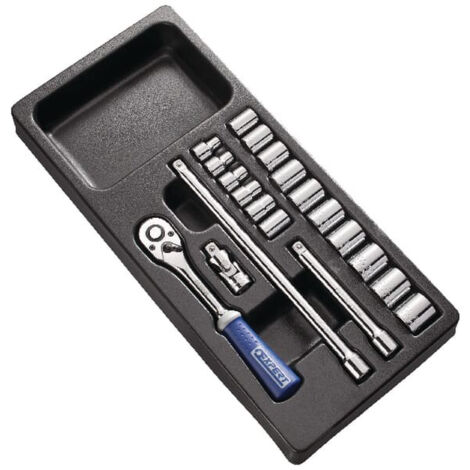 Clés et douilles expert 3/8 socket set cliquet articulé