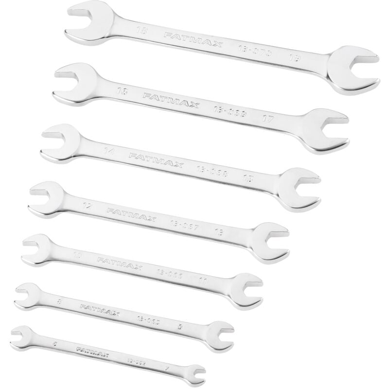 Jeu de clés à fourche Non 7 pièces en Acier inoxydable ( Prix pour Jeu de 1 )