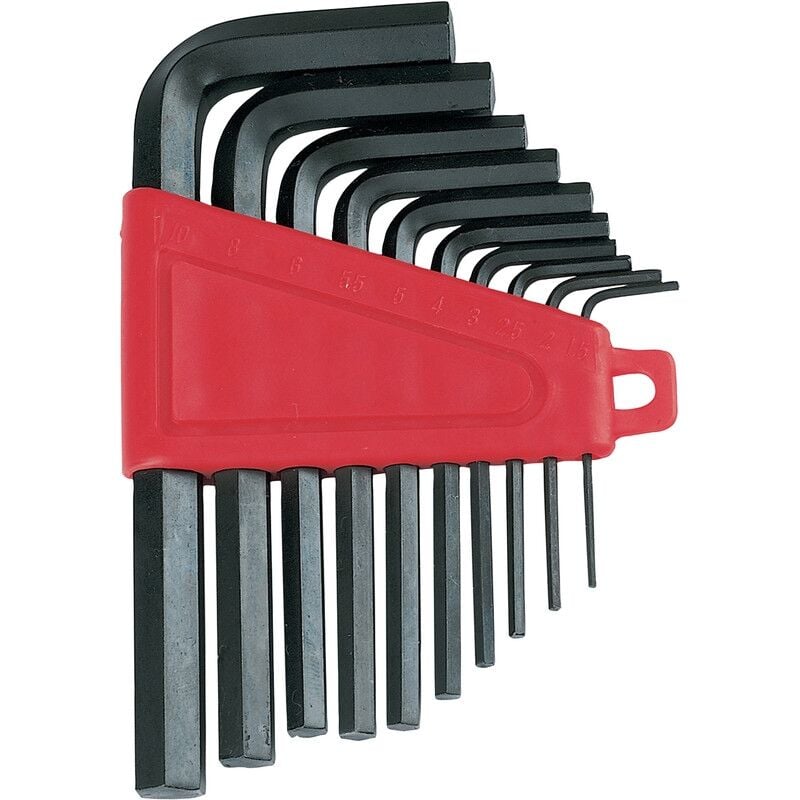 Silverline - jeu 10 clés mâles HK11