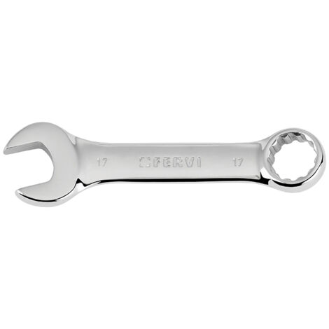 Cles mixtes courtes chromees miroir 19 mm 0196/19