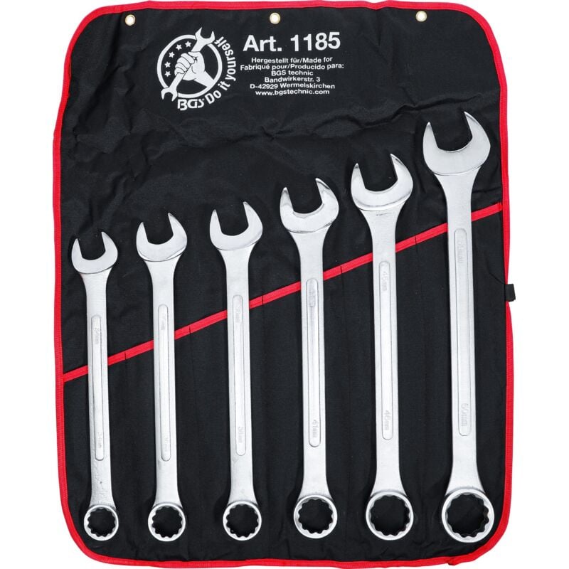 Bgs Do It Yourself - Jeu de clés mixtes xxl 34 - 50 mm 6 pièces