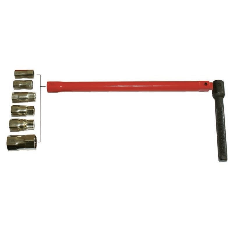 Ferrari Srl - Jeu de clés sous l'évier avec 7 douilles ø 9 -10-11-12-13-14-17 - Idrhaus