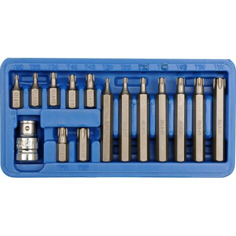 Clés Torx spéciales T20-T55, jeu de 15 / 66580 / VOREL
