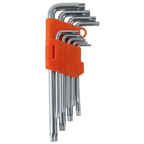 Clés Torx T10/50 pcs. 9 avec trou Cv Moyennes Hautes 04146