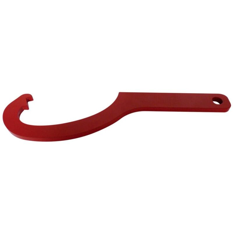 Clé Tricoise en acier renforcé revêtue Epoxy rouge pour raccord pompier DN65 à DN150