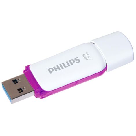 Clés USB 3.0 Philips Snow Edition 64 Go Violet