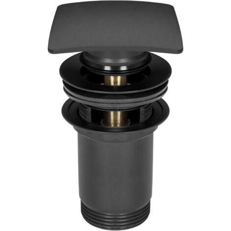 CLIC-CLACK TAPPO QUADRATO GRANDE NERO 1 1/4