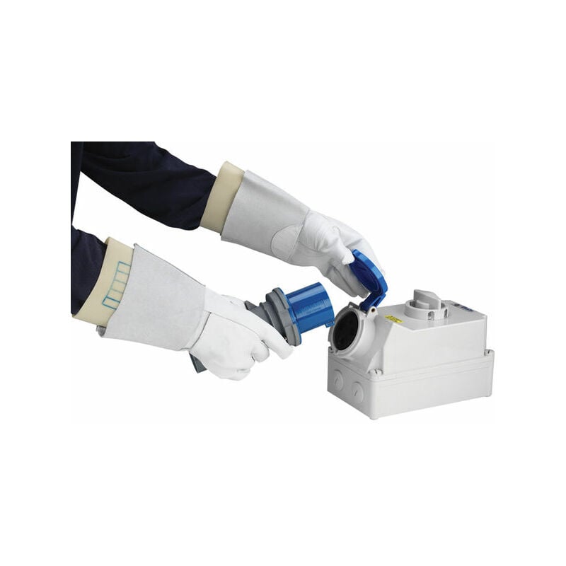 Electrician glove cover sz 10 (repro) - White - White - Click