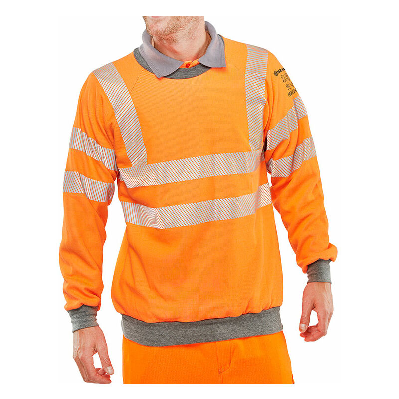 Arc compliant gort sweatshirt or sml - Orange - Orange - Click