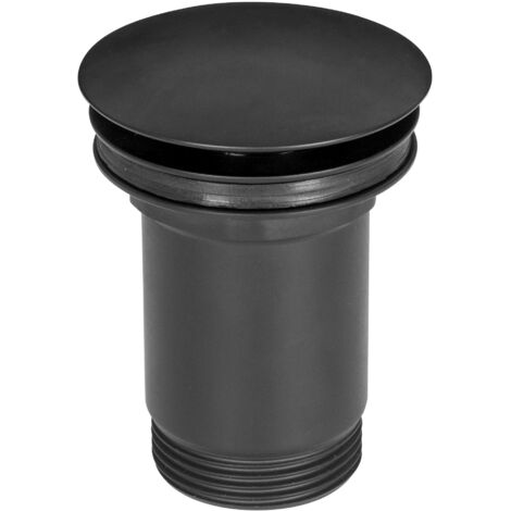 CLICK-CLACK RUNDE KAPPE GROSS SCHWARZ 1 1/4