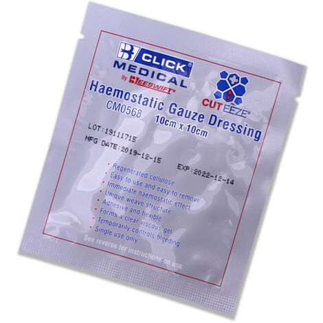 Click - CLICK MEDICAL CUT-EEZE SOLUBLE DRESSING 10x10cm -