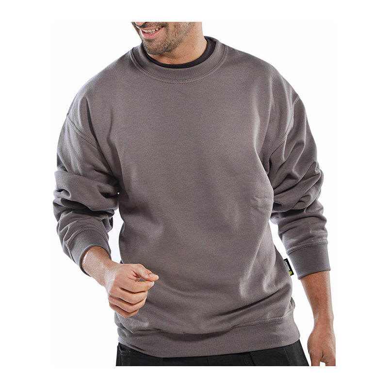 Pc sweatshirt grey 4XL - Grey - Grey - Click
