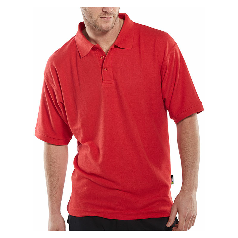 Click - CLICK PK SHIRT RED M - Red