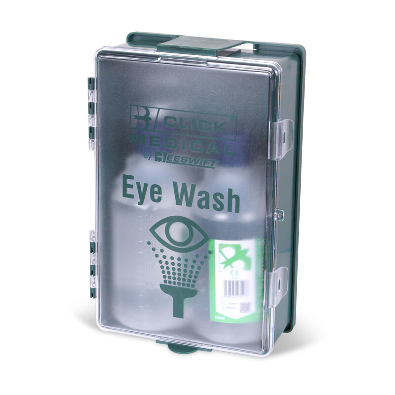 Medical eyewash boxed station 2x500ml - - Click